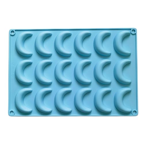 Mond Candy Form - Kreative Mondschokoladen-Bonbonform, elegante Silikon-Pudding-Gelee-Eisform | 18 Hohlräume Halbmond Form, flexible Form für Dekoration Mond Candy Form - Kreative Mondschokoladen-Bonbonform, elegante Silikon-Pudding-Gelee-Eisform | 18 Hohlräume Halbmond Form, flexible Form für Dekoration von Lyricalist