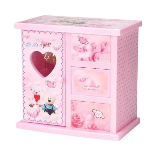 Musikalische Schmuckkästchen für kleine Mädchen, Musik-Schmuckkästchen | Ballerina-Schmuckschatulle für Mädchen mit Musik | Musikschmuck-Aufbewahrungsbox, niedlich für Mädchen, Halsketten, Armbänder Musikalische Schmuckkästchen für kleine Mädchen, Musik-Schmuckkästchen | Ballerina-Schmuckschatulle für Mädchen mit Musik | Musikschmuck-Aufbewahrungsbox, niedlich für Mädchen, Halsketten, Armbänder von Lyricalist