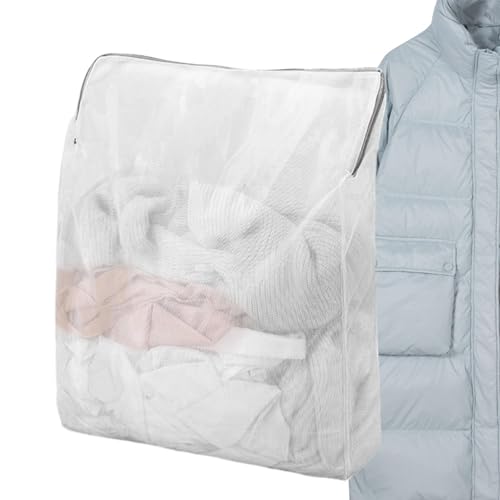 Netz-Wäschesack, Wäschesack für die Maschine | Großer Wäschesack aus strapazierfähigem Netzstoff mit Reißverschluss, ideal für empfindliche Kleidung und Unterwäsche, perfekt zum Schutz von BH und Netz-Wäschesack, Wäschesack für die Maschine | Großer Wäschesack aus strapazierfähigem Netzstoff mit Reißverschluss, ideal für empfindliche Kleidung und Unterwäsche, perfekt zum Schutz von BH und von Lyricalist