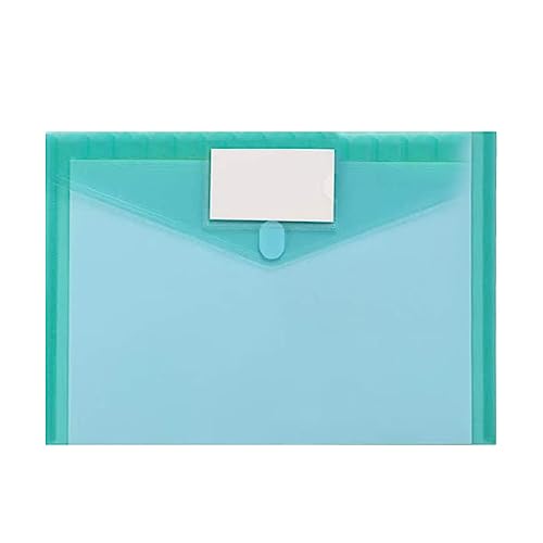 Ordner mit Knöpfen für Dokumente, Brieftaschen aus transparentem Kunststoff, Knopftaschen, Schreibwaren für Dokumente im A4-Format, wasserdichte transparente Taschen, Ordner für B Ordner mit Knöpfen für Dokumente, Brieftaschen aus transparentem Kunststoff, Knopftaschen, Schreibwaren für Dokumente im A4-Format, wasserdichte transparente Taschen, Ordner für B von Lyricalist