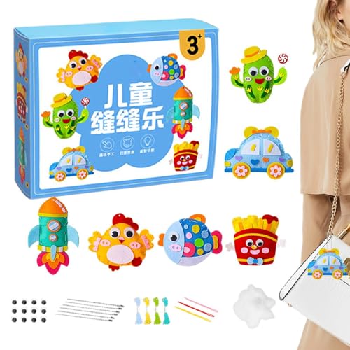 Tasche Anhänger Kit - einzigartige Schlüsselanhänger Sets für Handwerk, Vlies Sicherheit weichen Schlüsselanhänger-Set | Dekorative Taschenanhänger, hängende Ornamente, Multifo-Bastelsets Tasche Anhänger Kit - einzigartige Schlüsselanhänger Sets für Handwerk, Vlies Sicherheit weichen Schlüsselanhänger-Set | Dekorative Taschenanhänger, hängende Ornamente, Multifo-Bastelsets von Lyricalist