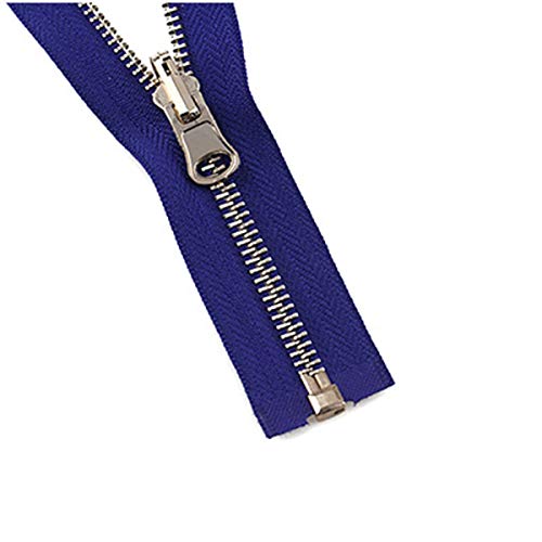 LyzqxHL Reißverschluss for Nähen, exquisiter 2-teiliger 70 cm 5# Metall-Drehschieber mit offenem Ende for Daunenjacke, doppelseitiger Reißverschlusskopf, Nähzubehör, Kurzwaren(Blue) von LyzqxHL