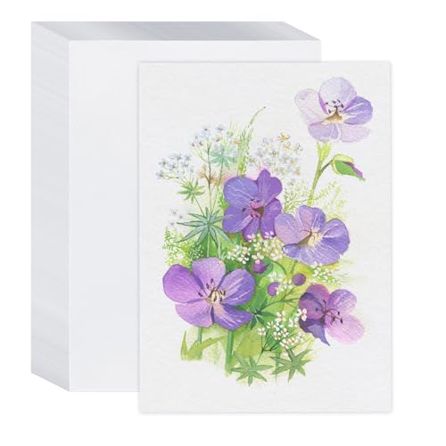 Aquarellpapier, 64 Blatt, 12,7 x 17,8 cm, 300 g/m², Aquarellpapier, Skizzenstaffelei, Acryl-Malpapier von Lyzskco