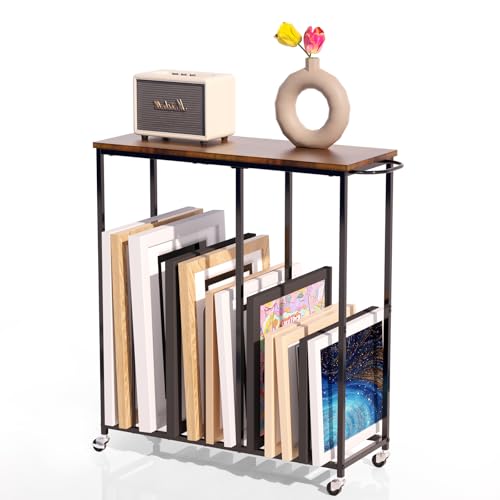 Lzttyee Kunst-Aufbewahrungsregal für Kunst, Trocknen, Malerei, Leinwand, Aufbewahrungsregal mit Rädern, Metallkunstaufbewahrung mit Griff für Zeichenbrett, Leinwandrahmen, Paneel, Papierblock für Lzttyee Kunst-Aufbewahrungsregal für Kunst, Trocknen, Malerei, Leinwand, Aufbewahrungsregal mit Rädern, Metallkunstaufbewahrung mit Griff für Zeichenbrett, Leinwandrahmen, Paneel, Papierblock für von Lzttyee