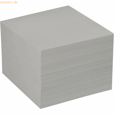 24 x M+M Zettelkasten-Ersatzeinlage 9x9cm ca. 700 Blatt graues Recycli von M+M