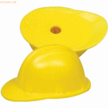 300 x M+M Spitzer -Schutzhelm- gelb 100 Stück im Polybeutel von M+M