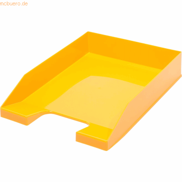 6 x M+M Briefablage A4 stapelbar basic-gelb von M+M