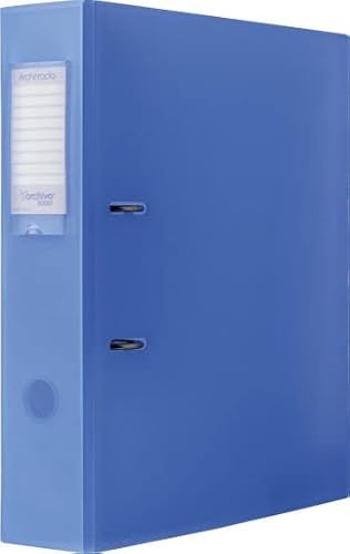 M-Office Syrio Hebel-Ordner, wiederverwendbar, aus Polypropylen, bruchsicher, in transparenten Farben, passend für DIN A4 Format von m-office