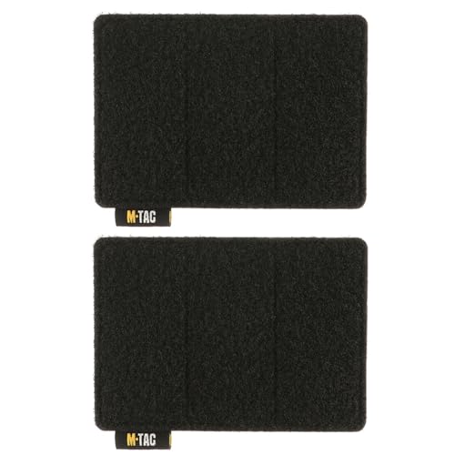 M-Tac 2 Stück – Loop Tactical Moral Patches Board Molle Befestigung 4,5 x 3,5 (schwarz) von M-Tac