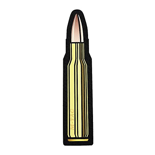 M-Tac Bullet 223 Tactical Moral Patch – Hakenverschlüsse, bedruckte Armee-Combat Patches für Westen, Rucksäcke, Hüte (Gelb 223) von M-Tac