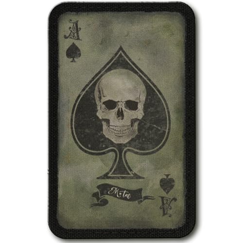 M-Tac Militärische PVC Klett-Patch „Ace of Spades“ – 3D Morale Patch aus Cordura 500D, Vintage-Design, taktisch, abnehmbar, ideal für Uniform, Rucksack und Ausrüstung, Ranger Green/Black M-Tac Militärische PVC Klett-Patch „Ace of Spades“ – 3D Morale Patch aus Cordura 500D, Vintage-Design, taktisch, abnehmbar, ideal für Uniform, Rucksack und Ausrüstung, Ranger Green/Black von M-Tac