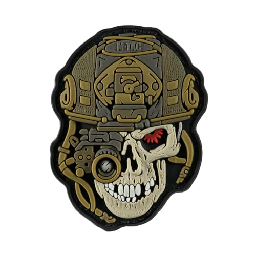 M-Tac Morale Patches 3D PVC – US Army Patch - Taktischer Patch Militär Hakenverschlüsse Worn to the Bone PVC (Black/Coyote) von M-Tac