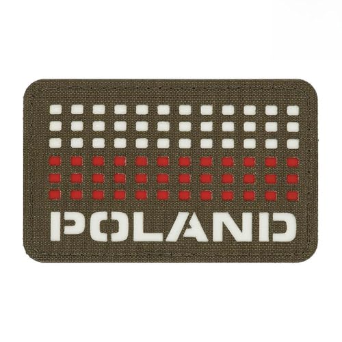 M-Tac patch Poland (with flag) 50x80 Laser Cut von M-Tac
