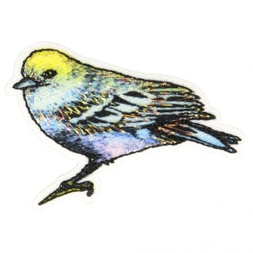 M & C Aufnäher zum Aufbügeln, Vogel, Meise, 3 cm x 4 cm von M&Co