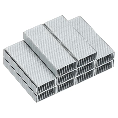 M&G 24/6 Heftklammern für Hefter, 10000 Stück (1000 Stück pro Box) Heftklammern 25 Blatt Kapazität für Standardhefter, glattes Heften für Bürobedarf zu Hause, Silber von M&G