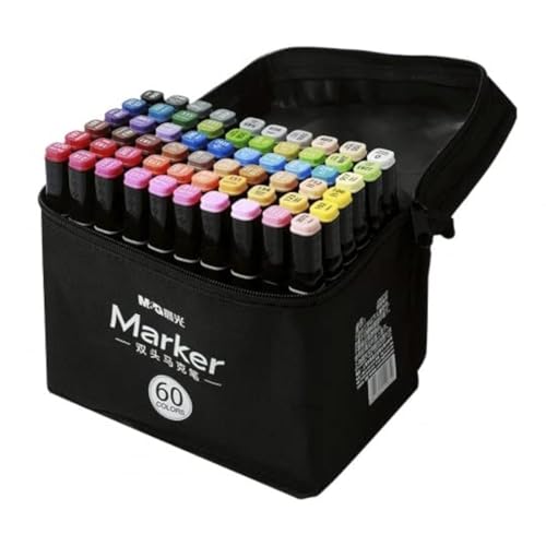 M&G Chenguang APMV1415 Doppelkopf-Marker, Farbmalerei, 60 Farben M&G Chenguang APMV1415 Doppelkopf-Marker, Farbmalerei, 60 Farben von M&G