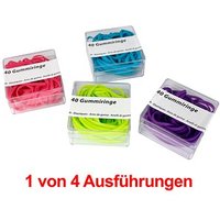 M&M Gummiringe grün, rot, blau oder violett 40 Stück von M&M