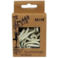 M&M Gummiringe naturweiß 20 Stück von M&M