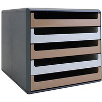 M&M Schubladenbox karamell, vanille 30057677BE, DIN A4 mit 5 Schubladen M&M Schubladenbox karamell, vanille 30057677BE, DIN A4 mit 5 Schubladen von M&M