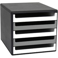 M&M Schubladenbox weiß/grau 30057665, DIN C4 mit 5 Schubladen M&M Schubladenbox weiß/grau 30057665, DIN C4 mit 5 Schubladen von M&M