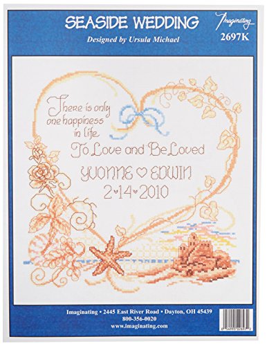 M & R Technologies Seaside Wedding Kreuzstich-Set, Hochzeit, am Meer, 19,1 x 20,3 cm, 14 Stück, Acryl, Mehrfarbig, 0.63x21.59x27.94 cm M & R Technologies Seaside Wedding Kreuzstich-Set, Hochzeit, am Meer, 19,1 x 20,3 cm, 14 Stück, Acryl, Mehrfarbig, 0.63x21.59x27.94 cm von M & R Technologies