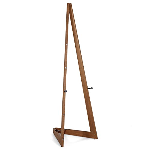 Mobile Staffelei aus Buchenholz, braun von M&T Displays