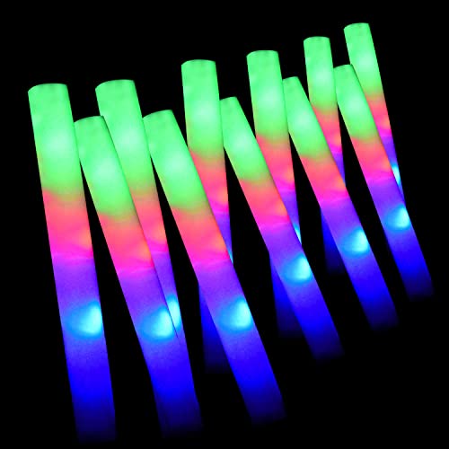M.best 100 Stück Leuchtstab LED,Glow in the Dark Wands Schaumstoffstäbchen mit 3 Modi Partyzubehör für Hochzeit, Geburtstag, Weihnachten, Halloween M.best 100 Stück Leuchtstab LED,Glow in the Dark Wands Schaumstoffstäbchen mit 3 Modi Partyzubehör für Hochzeit, Geburtstag, Weihnachten, Halloween von M.best