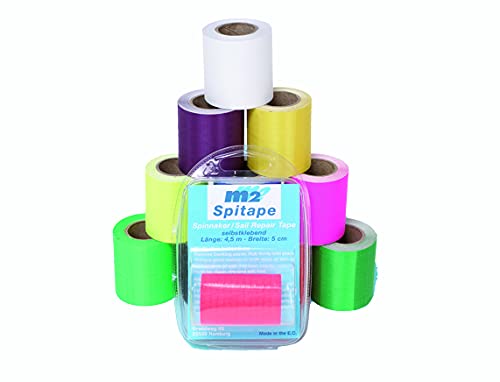Ascan Canel (1m? = 39.50EUR) Spinnaker Tape Nylon 4m x 5cm Neon Gelb von M2