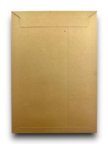 15 Stk. DIN A3 Versandtaschen aus Pappe 320 x 455 mm selbstklebend - Papp-Kuverts DIN A3 für Kleidung Umschläge Versandtaschen Pappe A3 Umschlag briefkuvert Versandtaschen groß Füllhöhe bis 50mm 15 Stk. DIN A3 Versandtaschen aus Pappe 320 x 455 mm selbstklebend - Papp-Kuverts DIN A3 für Kleidung Umschläge Versandtaschen Pappe A3 Umschlag briefkuvert Versandtaschen groß Füllhöhe bis 50mm von MA-Verpackungen