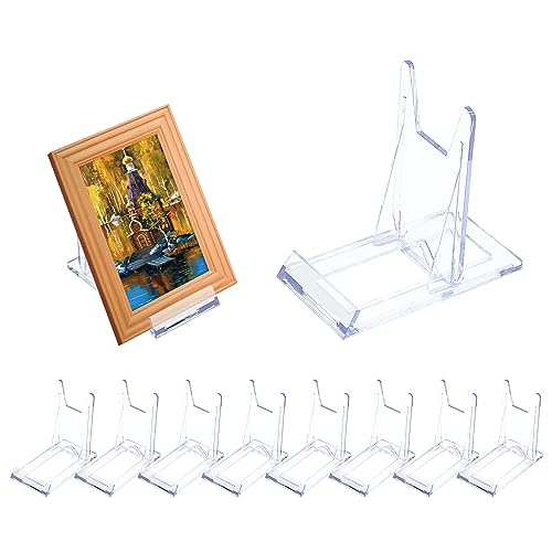 MABAHON 8 Stück Acryl Ständer Tellerständer Kunststoff Aufsteller Ständer Münzständer Verstellbar Deko Tellerhalter Mini Staffeleien für Buchaufsteller Elektronische Produkte Fotodisplays MABAHON 8 Stück Acryl Ständer Tellerständer Kunststoff Aufsteller Ständer Münzständer Verstellbar Deko Tellerhalter Mini Staffeleien für Buchaufsteller Elektronische Produkte Fotodisplays von MABAHON