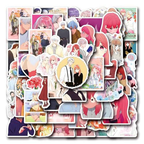 50 Stück/Los „A Signs Of Affections“-Aufkleber, wasserdicht, Vinyl, Anime-Aufkleber für Laptop, Wasserflasche, Gitarre, Reisegeschenk für Kinder, Teenager, Erwachsene, Mädchen, Jungen 50 Stück/Los „A Signs Of Affections“-Aufkleber, wasserdicht, Vinyl, Anime-Aufkleber für Laptop, Wasserflasche, Gitarre, Reisegeschenk für Kinder, Teenager, Erwachsene, Mädchen, Jungen von MACEROES