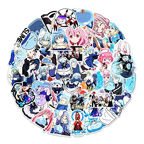 50 Stück/Lot „Times I Gots Reincarnated As a Slimes“-Aufkleber, wasserdicht, Vinyl, Anime-Aufkleber für Laptop, Wasserflasche, Gitarre, Reisegeschenk für Kinder, Teenager, Erwachsene, Mädchen, Jungen 50 Stück/Lot „Times I Gots Reincarnated As a Slimes“-Aufkleber, wasserdicht, Vinyl, Anime-Aufkleber für Laptop, Wasserflasche, Gitarre, Reisegeschenk für Kinder, Teenager, Erwachsene, Mädchen, Jungen von MACEROES