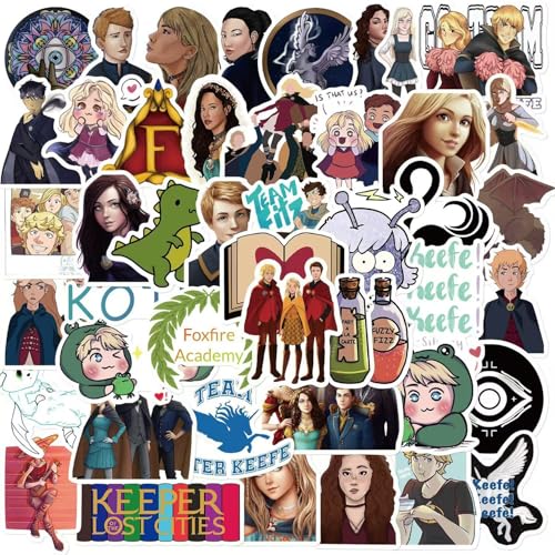 50 Stück/Lot Keepers Of Lost Cities-Aufkleber, wasserdicht, Vinyl, Anime-Aufkleber für Laptop, Wasserflasche, Gitarre, Reisegeschenk für Kinder, Teenager, Erwachsene, Mädchen, Jungen 50 Stück/Lot Keepers Of Lost Cities-Aufkleber, wasserdicht, Vinyl, Anime-Aufkleber für Laptop, Wasserflasche, Gitarre, Reisegeschenk für Kinder, Teenager, Erwachsene, Mädchen, Jungen von MACEROES