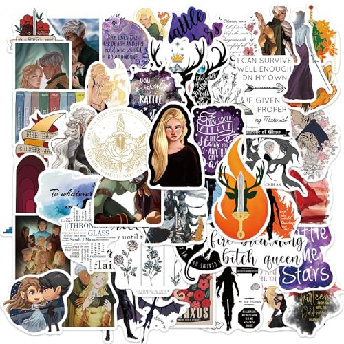 50 Stück/Packung Thrones Of Glass-Aufkleber, wasserdicht, Vinyl, Anime-Aufkleber, Abziehbilder für Laptop, Wasserflasche, Gitarre, Reisegeschenk für Kinder, Teenager, Erwachsene, Mädchen, Jungen 50 Stück/Packung Thrones Of Glass-Aufkleber, wasserdicht, Vinyl, Anime-Aufkleber, Abziehbilder für Laptop, Wasserflasche, Gitarre, Reisegeschenk für Kinder, Teenager, Erwachsene, Mädchen, Jungen von MACEROES