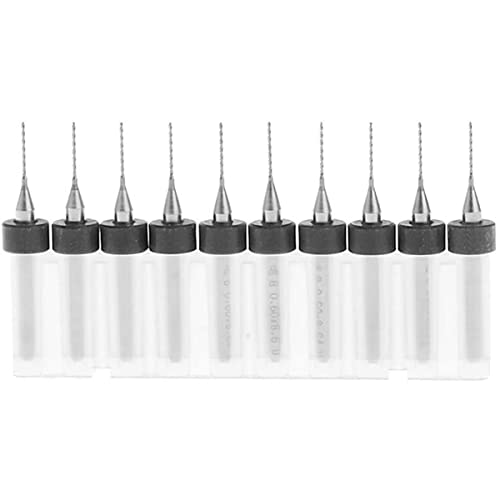 10 Stück 0,9 mm Bohrer-Set Wolframstahl Spiralbohrer Hartmetall Fräsbohrer 3,175 mm Schaft 10 Stück 0,9 mm Bohrer-Set Wolframstahl Spiralbohrer Hartmetall Fräsbohrer 3,175 mm Schaft von MACHSWON