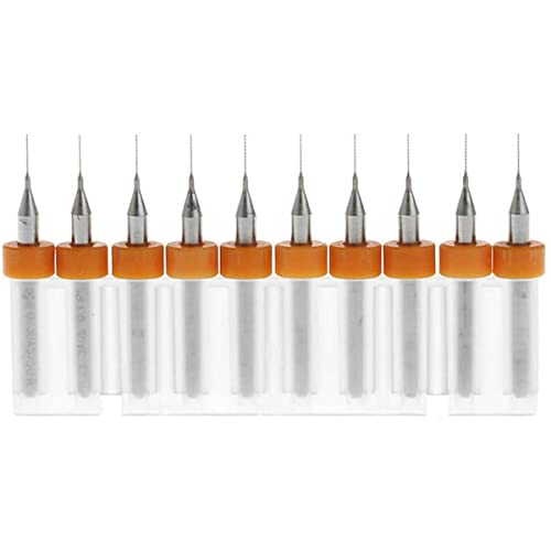 10 Stück 1,0 mm Bohrer-Set Wolframstahl Spiralbohrer Hartmetall Fräsbohrer 3,175 mm Schaft 10 Stück 1,0 mm Bohrer-Set Wolframstahl Spiralbohrer Hartmetall Fräsbohrer 3,175 mm Schaft von MACHSWON