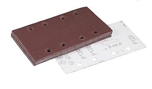 MACHSWON 120 Körnung Sanding Sheet Sander Sandpapier Haken und Schleife Pads 8 Loch 15stk für 1/3 Schleifer MACHSWON 120 Körnung Sanding Sheet Sander Sandpapier Haken und Schleife Pads 8 Loch 15stk für 1/3 Schleifer von MACHSWON