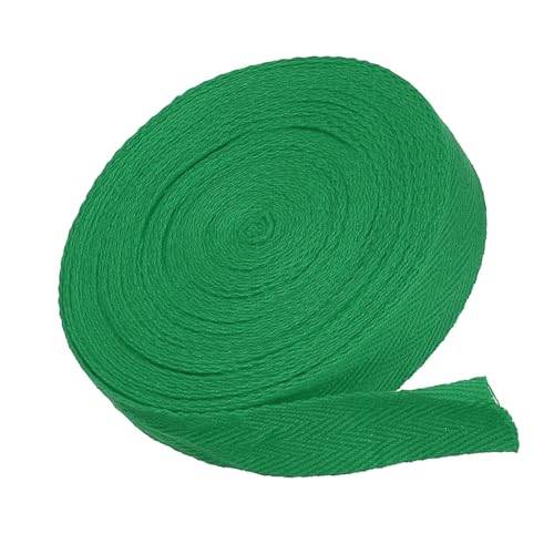 MACHSWON Baumwoll-Twill-Klebeband, 1,9 cm, 9,1 m, Baumwollband, Schrägband, Fischgrätenmuster, Gurtband zum Nähen, Geschenkverpacken, Basteln, DIY, Rasengrün MACHSWON Baumwoll-Twill-Klebeband, 1,9 cm, 9,1 m, Baumwollband, Schrägband, Fischgrätenmuster, Gurtband zum Nähen, Geschenkverpacken, Basteln, DIY, Rasengrün von MACHSWON