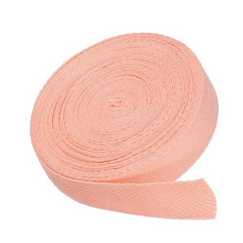 MACHSWON Baumwoll-Twill-Klebeband, 1,9 cm, 9,1 m, Baumwollband, Schrägband, Fischgrätenmuster, Gurtband zum Nähen, Geschenkverpacken, Basteln, DIY, Rosa MACHSWON Baumwoll-Twill-Klebeband, 1,9 cm, 9,1 m, Baumwollband, Schrägband, Fischgrätenmuster, Gurtband zum Nähen, Geschenkverpacken, Basteln, DIY, Rosa von MACHSWON