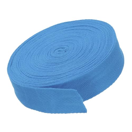 MACHSWON Baumwoll-Twill-Klebeband, 2,5 cm, 9,1 m, Baumwollband, Schrägband, Fischgrätenmuster, Gurtband zum Nähen, Geschenkverpacken, Basteln, DIY, Meeresblau MACHSWON Baumwoll-Twill-Klebeband, 2,5 cm, 9,1 m, Baumwollband, Schrägband, Fischgrätenmuster, Gurtband zum Nähen, Geschenkverpacken, Basteln, DIY, Meeresblau von MACHSWON