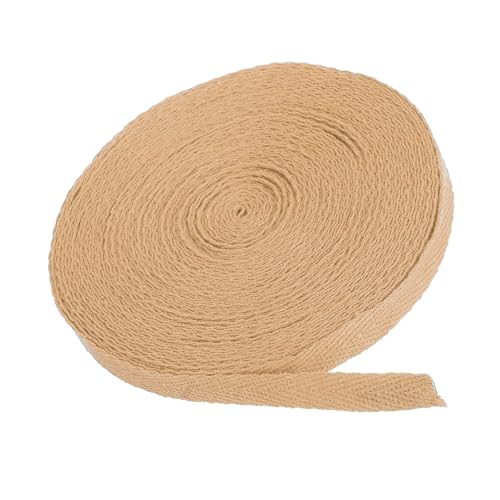 MACHSWON Baumwoll-Twillband, 9,1 m, 100 % Baumwolle, Schrägband, Fischgrätenmuster, Gurtband zum Nähen, Geschenkverpacken, Basteln, DIY, Khaki MACHSWON Baumwoll-Twillband, 9,1 m, 100 % Baumwolle, Schrägband, Fischgrätenmuster, Gurtband zum Nähen, Geschenkverpacken, Basteln, DIY, Khaki von MACHSWON