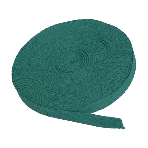 MACHSWON Baumwoll-Twillband, 9,1 m, 100 % Baumwolle, Schrägband, Fischgrätenmuster, Gurtband zum Nähen, Geschenkverpacken, Basteln, DIY, Scallion Green MACHSWON Baumwoll-Twillband, 9,1 m, 100 % Baumwolle, Schrägband, Fischgrätenmuster, Gurtband zum Nähen, Geschenkverpacken, Basteln, DIY, Scallion Green von MACHSWON