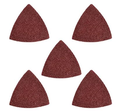 MACHSWON Dreieck-Schleifpapier, oszillierendes Multiwerkzeug mit Haken und Schleife, Schleifpapier mit 40 Körnung, 5 Stk. MACHSWON Dreieck-Schleifpapier, oszillierendes Multiwerkzeug mit Haken und Schleife, Schleifpapier mit 40 Körnung, 5 Stk. von MACHSWON