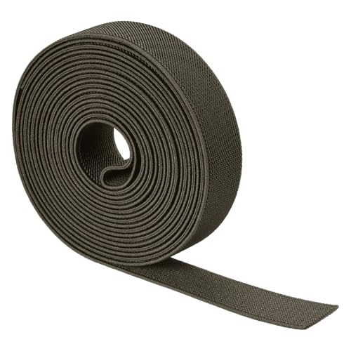 MACHSWON Elastische Bänder zum Nähen, Armeegrün, 2,5 cm, 4 m, hohe Elastizität, Strick-Twill, 2,5 cm breit, doppelseitige Spule, Nähband für Taillenbänder, Hosen, Kleidung und Handwerk, DIY MACHSWON Elastische Bänder zum Nähen, Armeegrün, 2,5 cm, 4 m, hohe Elastizität, Strick-Twill, 2,5 cm breit, doppelseitige Spule, Nähband für Taillenbänder, Hosen, Kleidung und Handwerk, DIY von MACHSWON