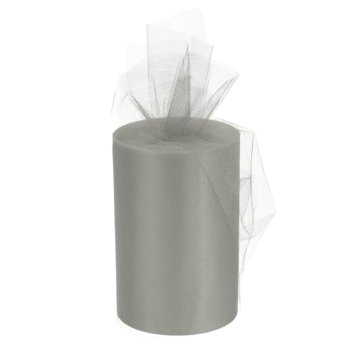 MACHSWON Tüllband-Rollen, grau, 15,2 cm, 91,4 m, Pastellnetz, Stoff, Netzstoff, 15 cm breit, Netzrolle für Geschenkverpackungen, Weihnachten, Hochzeit, DIY Handwerk MACHSWON Tüllband-Rollen, grau, 15,2 cm, 91,4 m, Pastellnetz, Stoff, Netzstoff, 15 cm breit, Netzrolle für Geschenkverpackungen, Weihnachten, Hochzeit, DIY Handwerk von MACHSWON