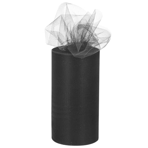 MACHSWON Tüllband-Rollen, schwarz, 15,2 cm, 45,7 m, Pastellnetzstoff, Netzstoff, 15 cm breit, Netzrolle für Geschenkverpackungen, Weihnachten, Hochzeit, DIY Handwerk MACHSWON Tüllband-Rollen, schwarz, 15,2 cm, 45,7 m, Pastellnetzstoff, Netzstoff, 15 cm breit, Netzrolle für Geschenkverpackungen, Weihnachten, Hochzeit, DIY Handwerk von MACHSWON