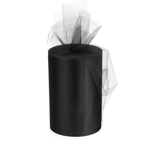 MACHSWON Tüllband-Rollen, schwarz, 15,2 cm, 91,4 m, Pastellnetz, Stoff, Netzstoff, 15 cm breit, Netzrolle für Geschenkverpackungen, Weihnachten, Hochzeit, DIY Handwerk MACHSWON Tüllband-Rollen, schwarz, 15,2 cm, 91,4 m, Pastellnetz, Stoff, Netzstoff, 15 cm breit, Netzrolle für Geschenkverpackungen, Weihnachten, Hochzeit, DIY Handwerk von MACHSWON