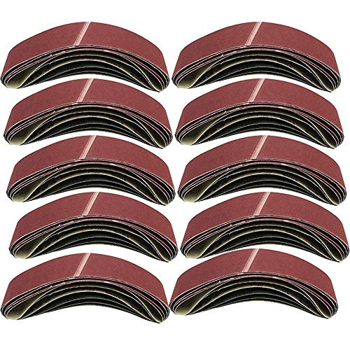 Schleifbänder für Stoff, 75 x 533 mm, Körnung 600, 10 Stück Schleifbänder für Stoff, 75 x 533 mm, Körnung 600, 10 Stück von MACHSWON