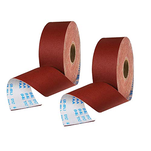 Schleifpapierrolle mit Körnung 400, 2 Rollen zum Polieren und Schleifen, für Holzschnitzerei, Wurzelschnitzen und Kernschnitzen, 10 m x 100 mm Schleifpapierrolle mit Körnung 400, 2 Rollen zum Polieren und Schleifen, für Holzschnitzerei, Wurzelschnitzen und Kernschnitzen, 10 m x 100 mm von MACHSWON