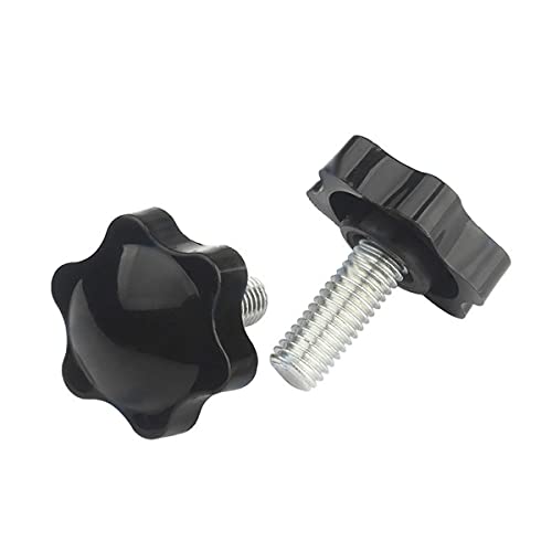 Sterngriffe, M5 x 20 mm, Innengewinde, Klemmknöpfe, Griff, Anziehschrauben, schwarz Sterngriffe, M5 x 20 mm, Innengewinde, Klemmknöpfe, Griff, Anziehschrauben, schwarz von MACHSWON